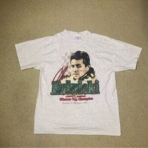 Vintage 1993 Alan Kulwicki NASCAR Winston Cup Champion Gray T-Shirt Men’s Large